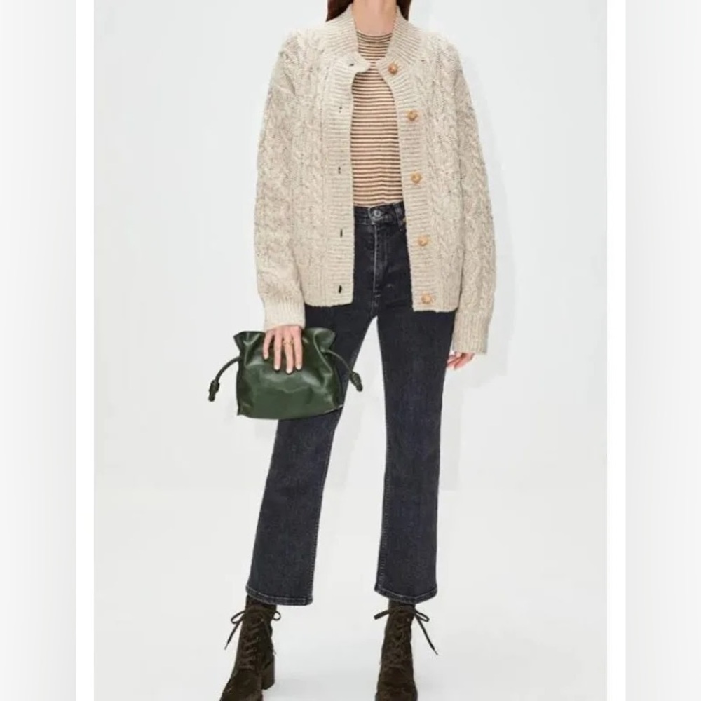 Re/Done Black Cropped Jeans
